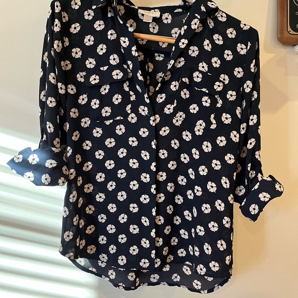 LOFT button up shirt